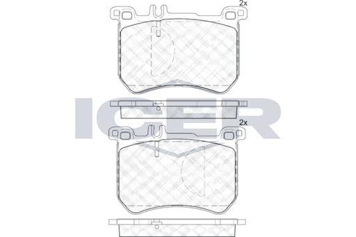 Brake Pad Set ICER