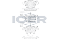 Brake Pad Set  VW