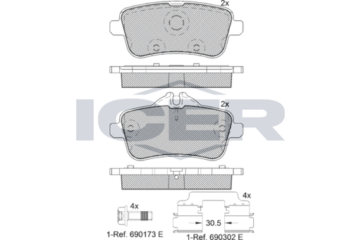 Brake pad, origin Spain