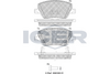 Brake Pad Set Front Icer Fiat Tipo