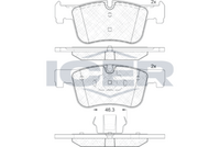 Front - Brake Pad - Icer Bmw 1 (F20) 118