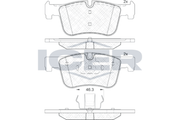 Front - Brake Pad - Icer Bmw 1 (F20) 118