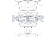 Front - Brake Pad - Icer Bmw 1 (F20) 118