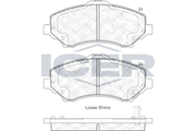 Front - Brake Pad - Icer Chrysler Town &