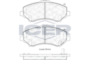 Front - Brake Pad - Icer Chrysler Town &