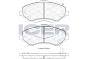 Front - Brake Pad - Icer Chrysler Town &