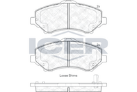 Front - Brake Pad - Icer Chrysler Town &