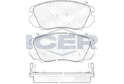 Front - Brake Pad - Icer Opel Insignia A