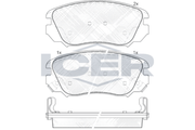 Front - Brake Pad - Icer Opel Insignia A
