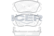Front - Brake Pad - Icer Opel Insignia A