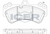 Brake Pad Set Front Icer Vw Touareg