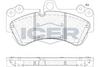 Brake Pad Set Front Icer Vw Touareg