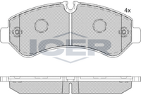 Brake Pad Set MERCEDES-BENZ
