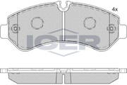 Brake Pad Set MERCEDES-BENZ