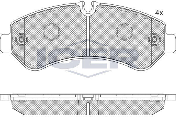 Brake Pad Set MERCEDES-BENZ