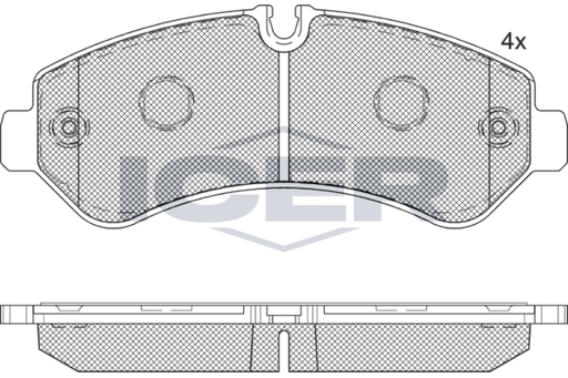 Brake Pad Set MERCEDES-BENZ