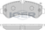 Brake Pad Set MERCEDES-BENZ