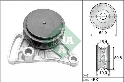Tensioner Pulley, V-Ribbed Belt