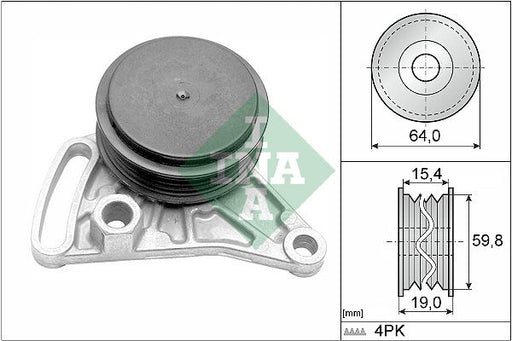 Tensioner Pulley, V-Ribbed Belt