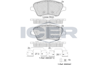 Brake pads FORD
