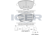 Brake pads FORD