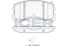 Front - Brake Pad - Icer - Mitsubishi Co