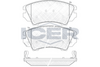 Front - Brake Pad - Icer Chevrolet Malib