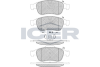 Front Brake Pad Set Icer Renault Duster