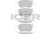 Front Brake Pad Set Icer Renault Duster