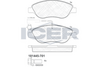 Brake Pad Set Front Icer Fiat Tipo