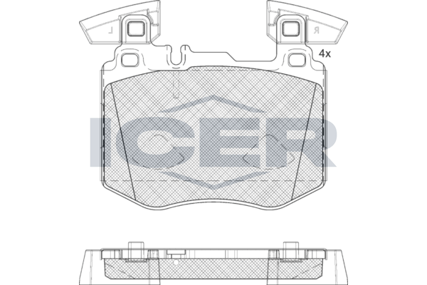 Brake Pad Set ICER