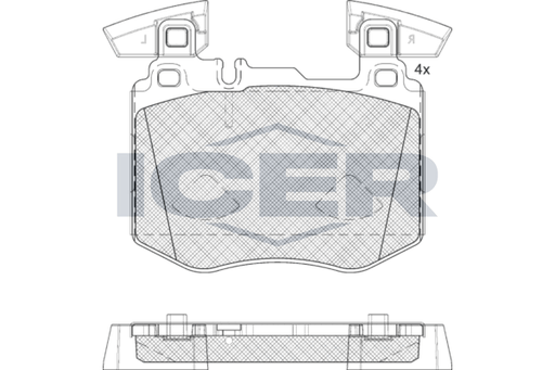 Brake Pad Set ICER