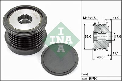 Alternator Freewheel Clutch - Ina Q60 Co