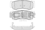 Brake Pad Set, disc brake (Braking System)