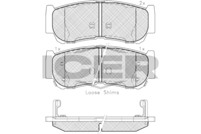 Brake Pad Set, disc brake (Braking System)
