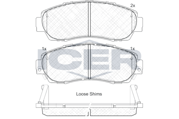 Brake Pad Set HONDA