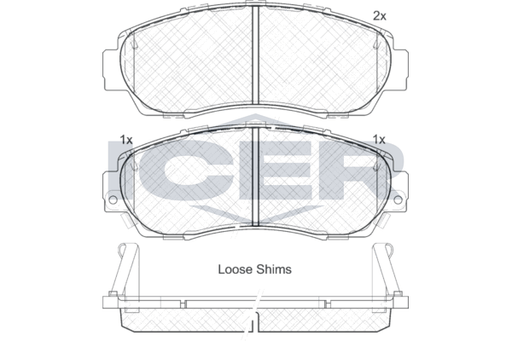 Brake Pad Set HONDA