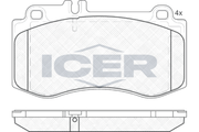 Front Brake Pad Icer Mercedes-Benz