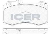 Front Brake Pad Icer Mercedes-Benz