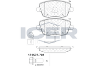 Brake Pad Front Axle Skoda Icer