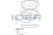 Brake Pad Front Axle Skoda Icer