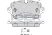 Brake Pad Rear Axle Audi Icer