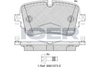 Brake Pad Rear Axle Audi Icer