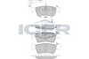 Rear - Brake Pad - Icer - Vw Multivan Bu