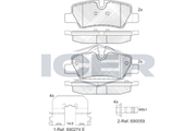 Front Brake Pad Icer Mini (F55)