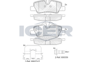 Front Brake Pad Icer Mini (F55)