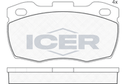 Brake Pad Set ICER