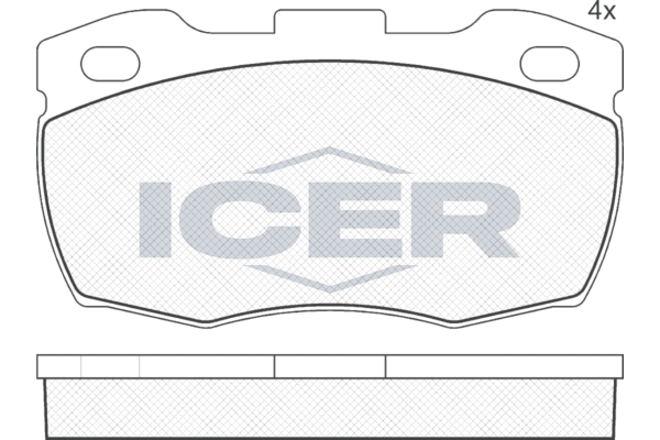 Brake Pad Set ICER
