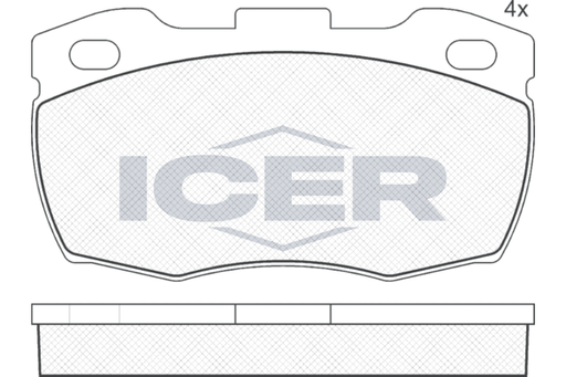 Brake Pad Set ICER