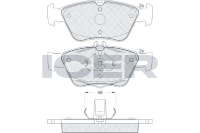 Brake Pad Set, disc brake (Braking System)